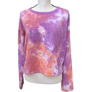 BP Tie-dye Crop Sweatshirt